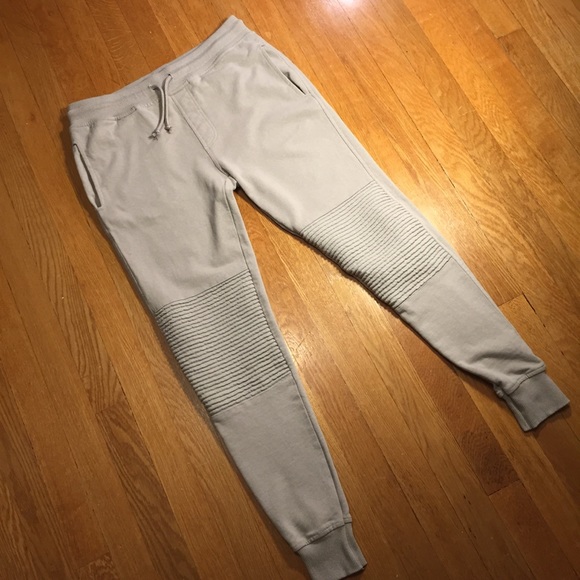 ribbed sweatpants joggers